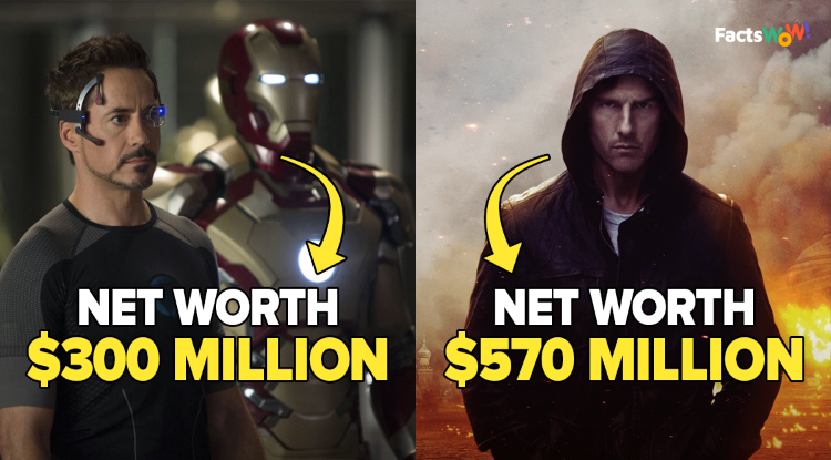Get amazed by the net worth of these most celebrated Hollywood stars!