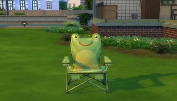 A Froggy Chair from Animal Crossing makes its way to The Sims 4
