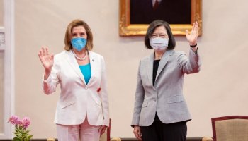 Pelosi said the US will not 'abandon' Taiwan as China launches military drills in the region