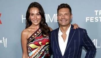 New York City: Ryan Seacrest And His Girlfriend Aubrey Paige Hit The Gym For Couple Workout