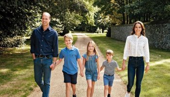 Kate Middleton Went Casual in This Year's Royal Christmas Card with Her Trusty Sneakers
