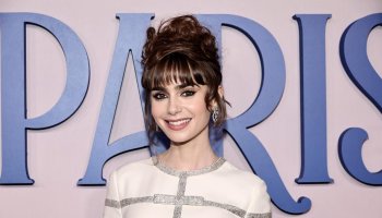 Lily Collins had a father's hair transformation after a haircut