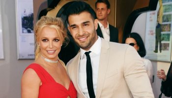 Perez Hilton asserts that Sam and Britney Spears have a public argument