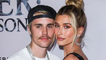 Hailey Bieber looks casual as she grabs dinner with Justin