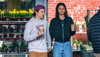 Zendaya And Tom Holland Enjoy A Coffee Date In London