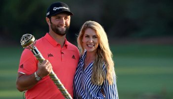 The Master's Win Was Celebrated By Jon Rahm And His Wife, Kelley Cahill