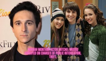 Hannah Montana Actor Mitchel Musso Arrested On Charges Of Public Intoxication, Theft