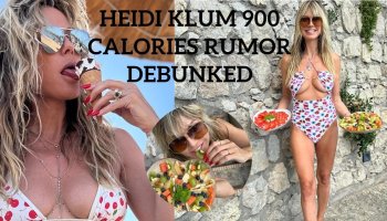 There Is No Truth To The Rumor That Heidi Klum Consumes 900 Calories A Day: 'Don't Believe Everything That You Read'