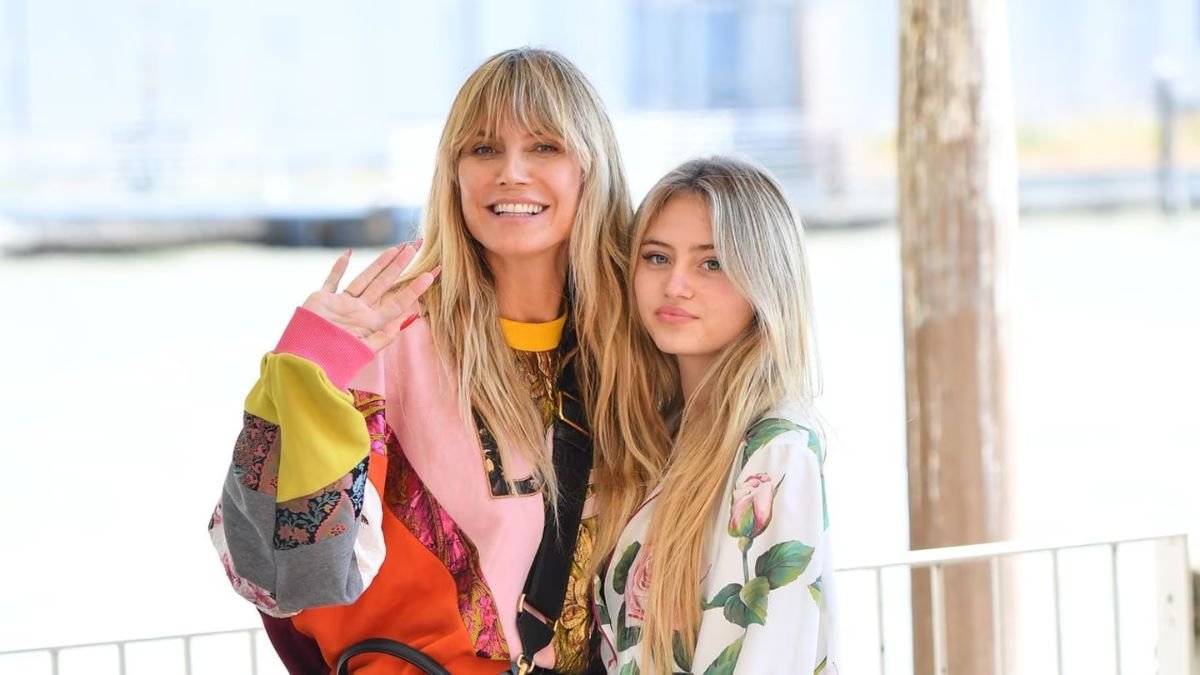 Heidi Klum's daughter Leni follows in model mom's footsteps, vacationing on father's yacht