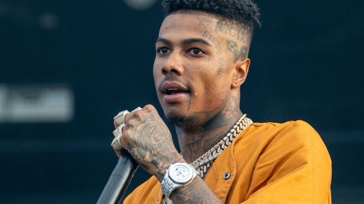 Stranger Stabbed Blueface While He Was Training At A Boxing Gym In Los Angeles