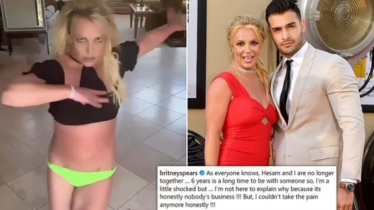 The Divorce Of Sam Asghari Leads Britney Spears To Dance In Red Lingerie