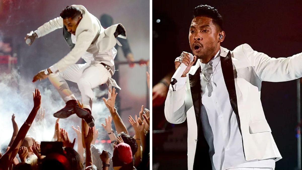 Singer Miguel Got His Back Pierced To Be Suspended By Hooks During Performance: Photos