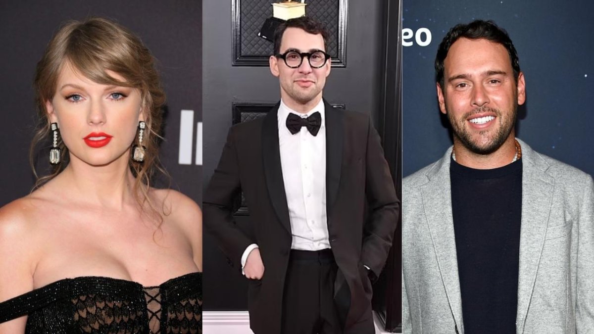 The Meme That Got Viral Through Jack Antonoff Which Had Scooter Braun Who Had A Recent Public Feud With Taylor Swift 
